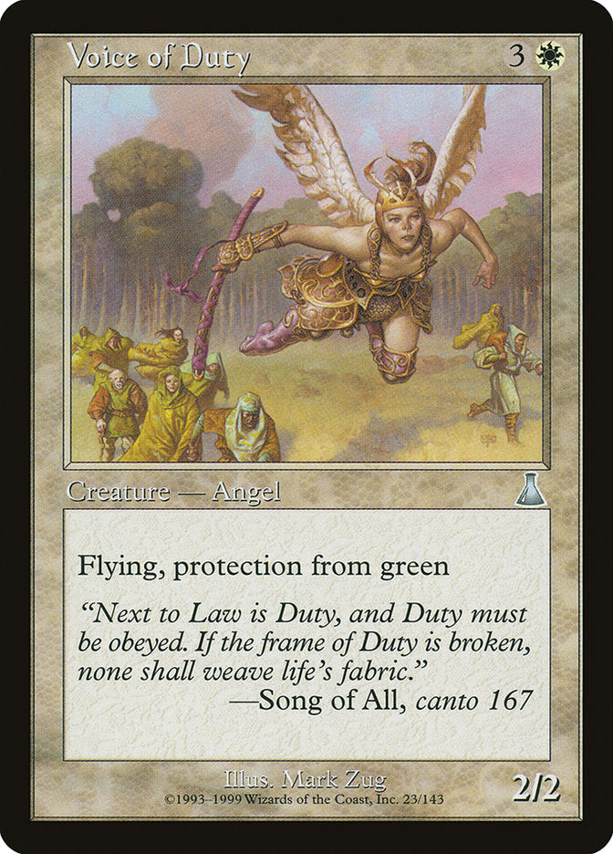 Voice of Duty [Urza's Destiny] | Impulse Games and Hobbies