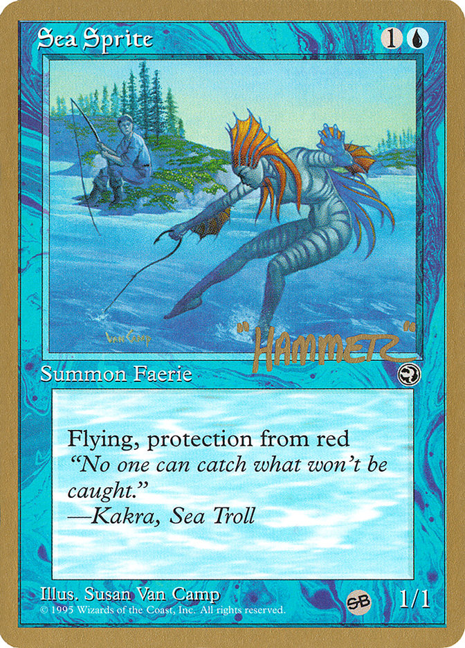 Sea Sprite (Shawn "Hammer" Regnier) (SB) [Pro Tour Collector Set] | Impulse Games and Hobbies