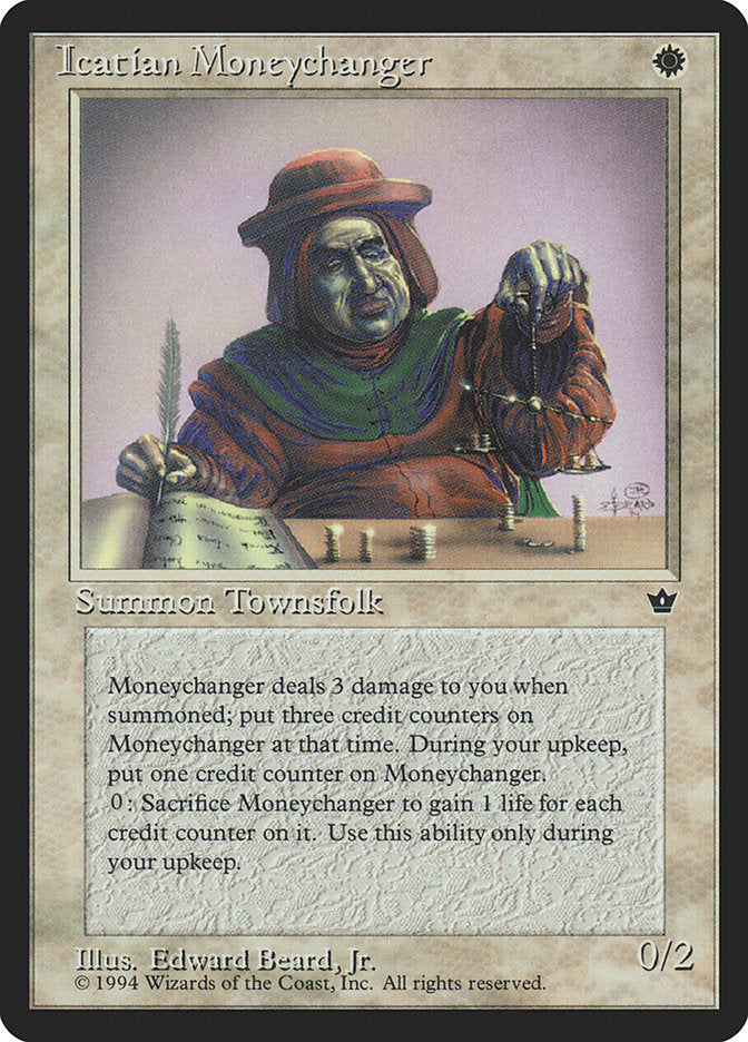 Icatian Moneychanger (Edward P. Beard, Jr.) [Fallen Empires] | Impulse Games and Hobbies