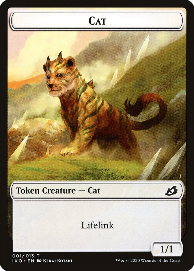 Cat Token [Ikoria: Lair of Behemoths Tokens] | Impulse Games and Hobbies