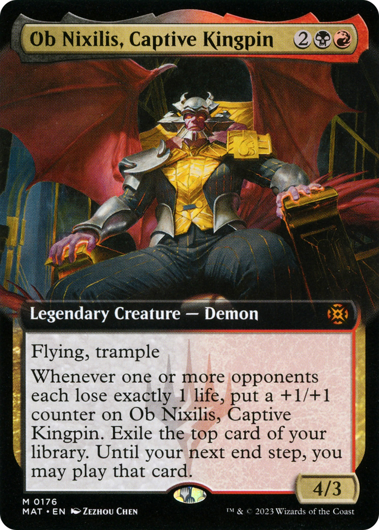 Ob Nixilis, Captive Kingpin (Extended Art) [March of the Machine: The Aftermath] | Impulse Games and Hobbies