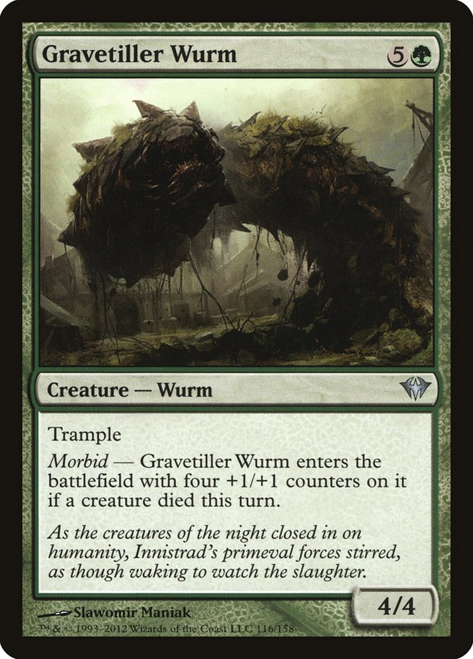 Gravetiller Wurm [Dark Ascension] | Impulse Games and Hobbies