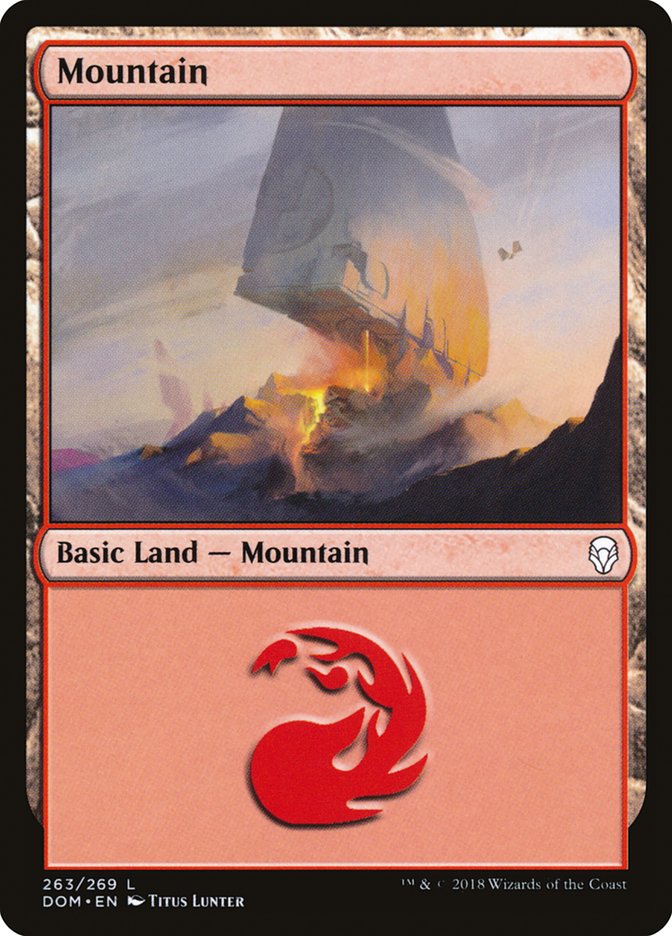 Mountain (263) [Dominaria] | Impulse Games and Hobbies