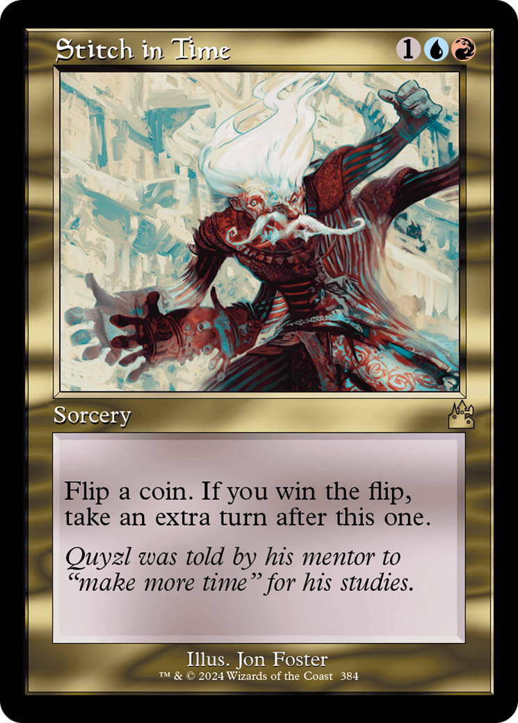 Stitch in Time (Retro Frame) [Ravnica Remastered] | Impulse Games and Hobbies