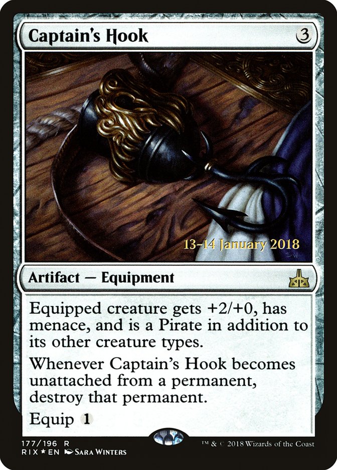 Captain's Hook [Rivals of Ixalan Prerelease Promos] | Impulse Games and Hobbies