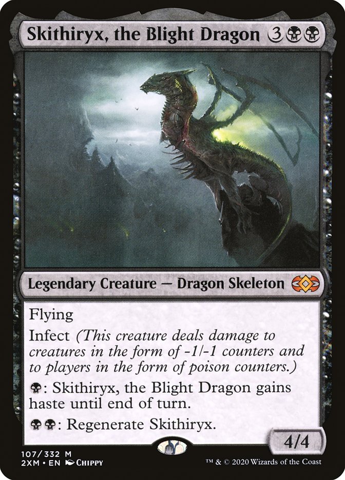 Skithiryx, the Blight Dragon [Double Masters] | Impulse Games and Hobbies