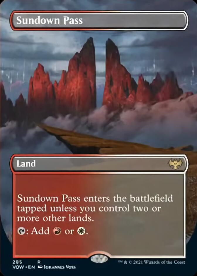 Sundown Pass (Borderless) [Innistrad: Crimson Vow] | Impulse Games and Hobbies