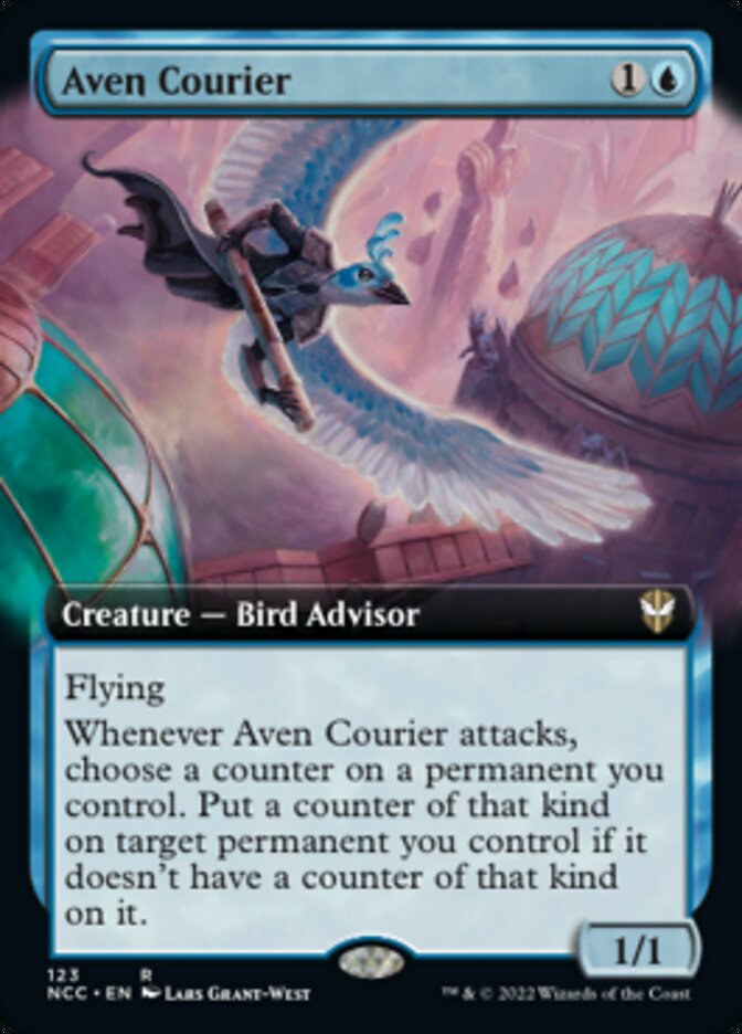 Aven Courier (Extended Art) [Streets of New Capenna Commander] | Impulse Games and Hobbies