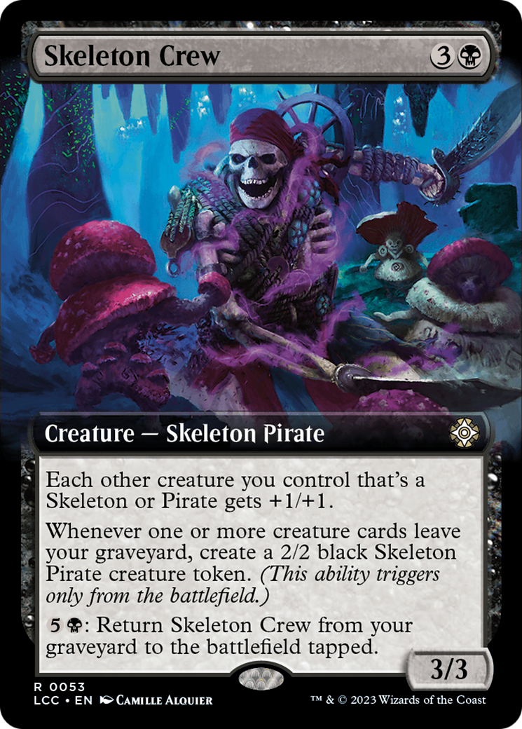 Skeleton Crew (Extended Art) [The Lost Caverns of Ixalan Commander] | Impulse Games and Hobbies