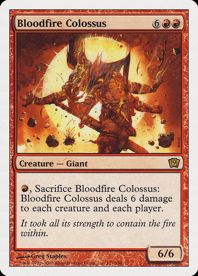 Bloodfire Colossus [Ninth Edition] | Impulse Games and Hobbies