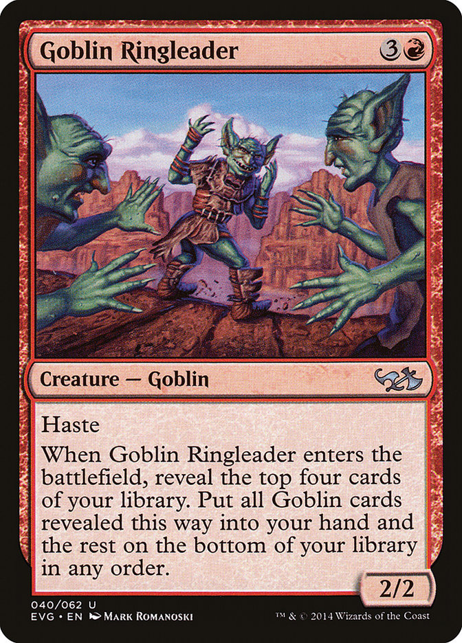 Goblin Ringleader (Elves vs. Goblins) [Duel Decks Anthology] | Impulse Games and Hobbies