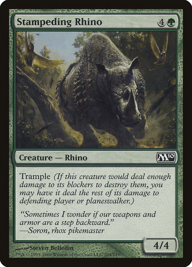 Stampeding Rhino [Magic 2010] | Impulse Games and Hobbies