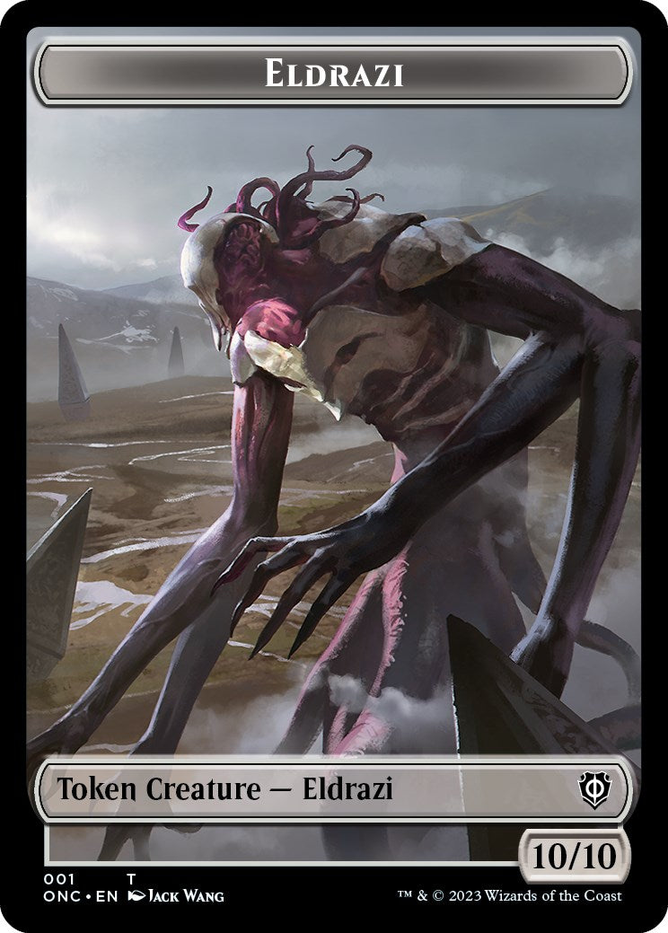 Soldier (017) // Eldrazi Double-Sided Token [Phyrexia: All Will Be One Commander Tokens] | Impulse Games and Hobbies