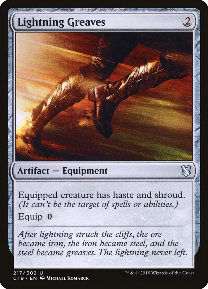 Lightning Greaves [Commander 2019] | Impulse Games and Hobbies