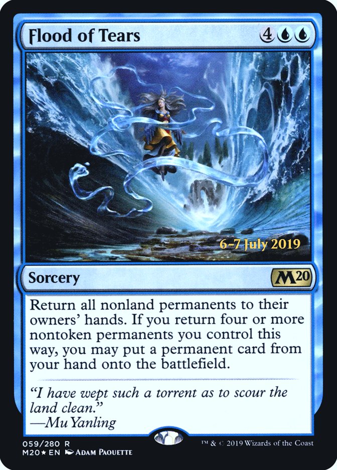 Flood of Tears  [Core Set 2020 Prerelease Promos] | Impulse Games and Hobbies