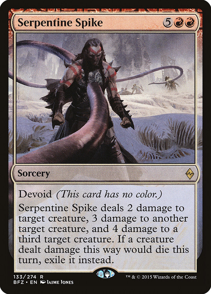 Serpentine Spike [Battle for Zendikar] | Impulse Games and Hobbies