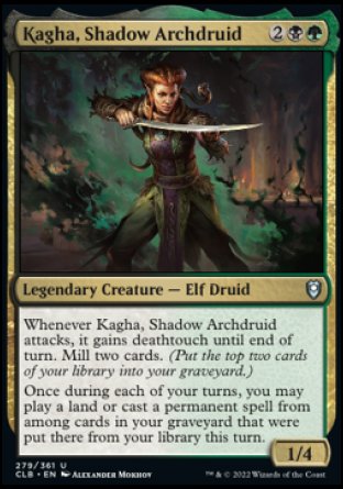 Kagha, Shadow Archdruid [Commander Legends: Battle for Baldur's Gate] | Impulse Games and Hobbies