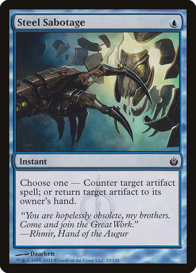 Steel Sabotage [Mirrodin Besieged] | Impulse Games and Hobbies