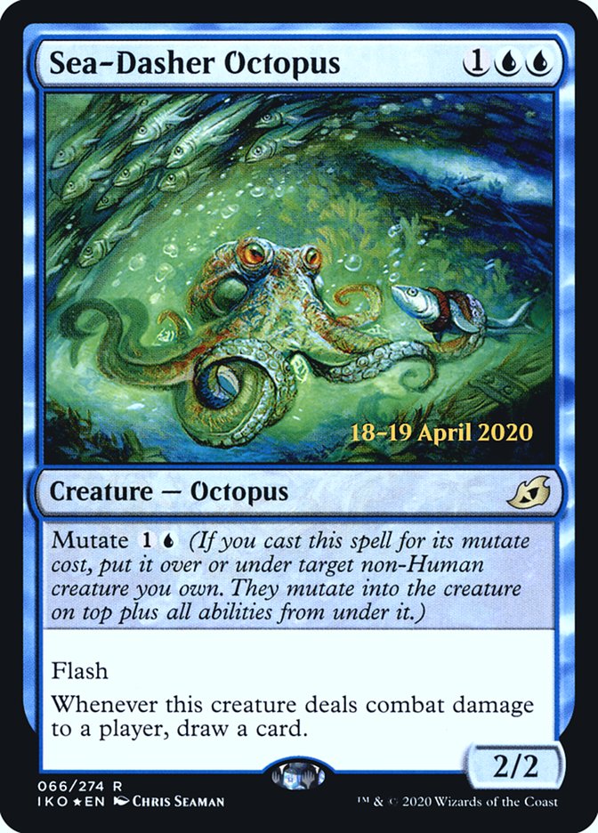 Sea-Dasher Octopus  [Ikoria: Lair of Behemoths Prerelease Promos] | Impulse Games and Hobbies