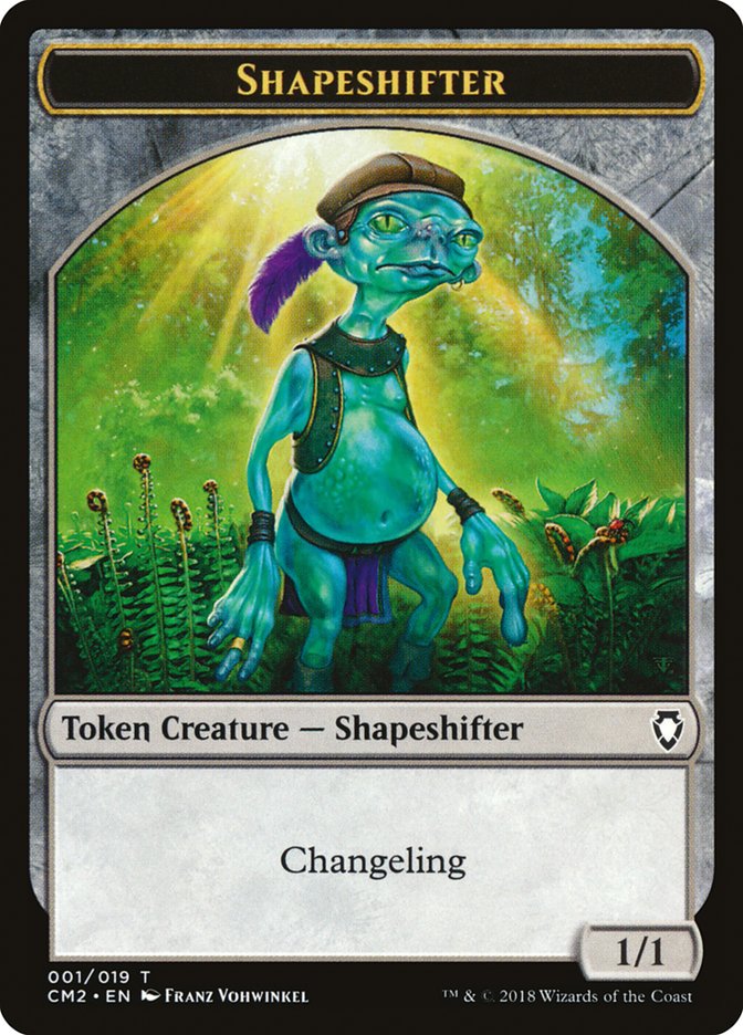 Shapeshifter Token [Commander Anthology Volume II Tokens] | Impulse Games and Hobbies