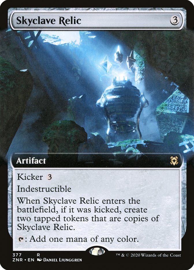Skyclave Relic (Extended Art) [Zendikar Rising] | Impulse Games and Hobbies