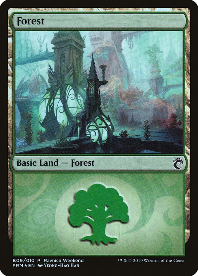 Forest (B09) [Ravnica Allegiance Guild Kit] | Impulse Games and Hobbies