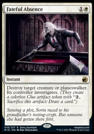 Fateful Absence (Promo Pack) [Innistrad: Midnight Hunt Promos] | Impulse Games and Hobbies