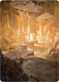 Pillarverge Pathway Art Card [Zendikar Rising Art Series] | Impulse Games and Hobbies