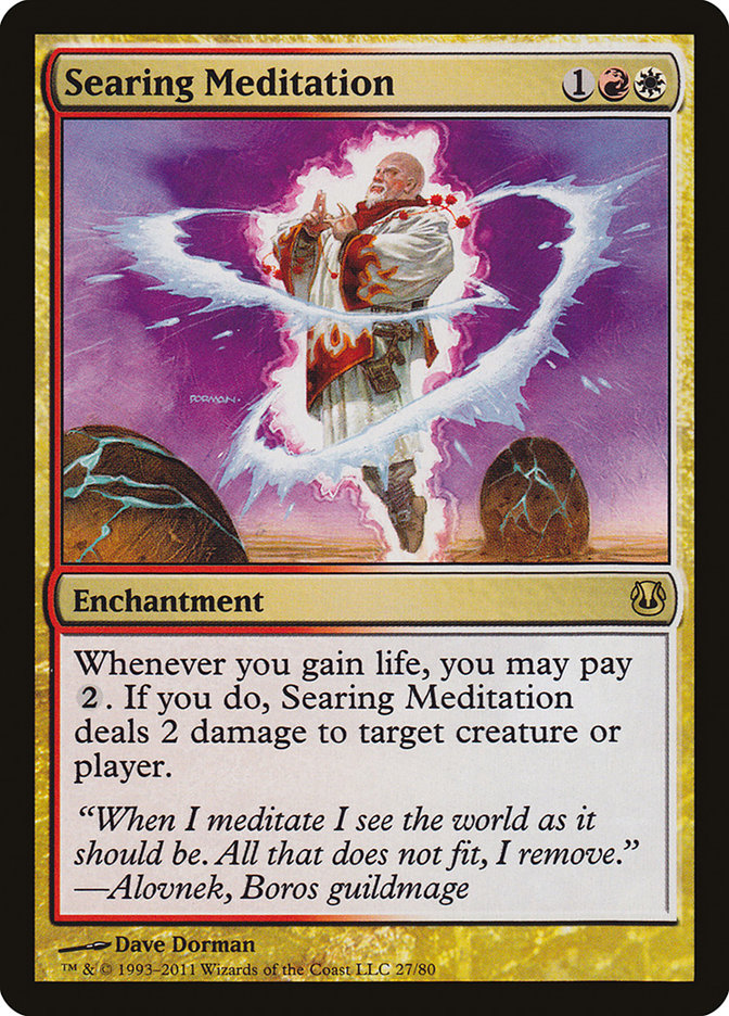 Searing Meditation [Duel Decks: Ajani vs. Nicol Bolas] | Impulse Games and Hobbies