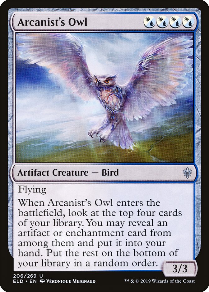 Arcanist's Owl [Throne of Eldraine] | Impulse Games and Hobbies