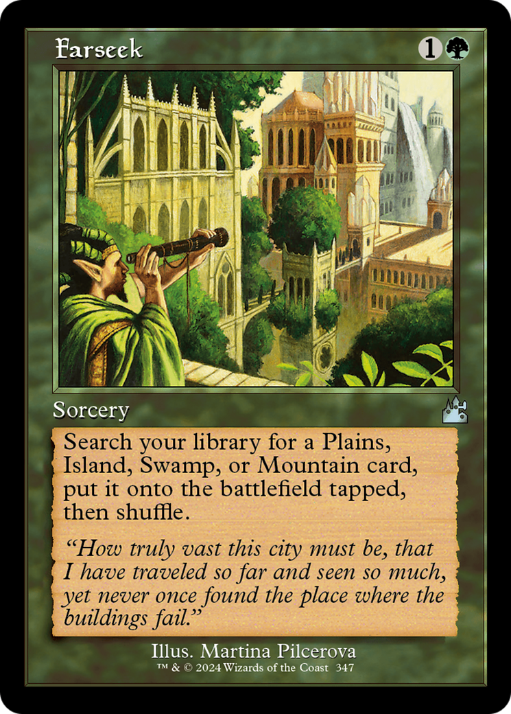 Farseek (Retro Frame) [Ravnica Remastered] | Impulse Games and Hobbies
