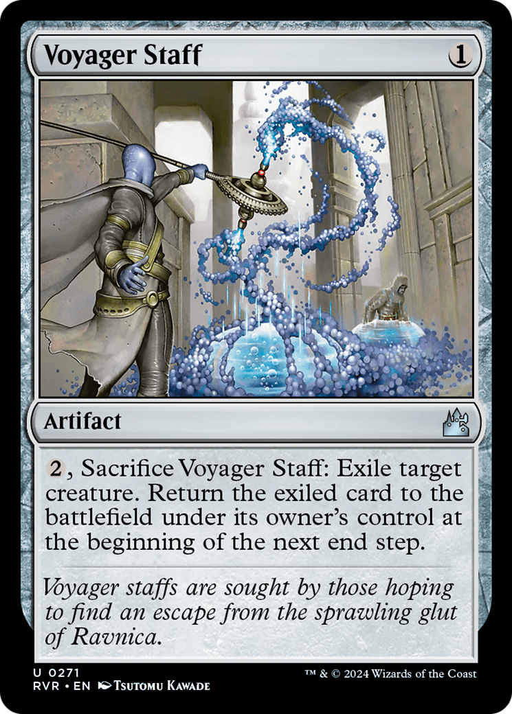 Voyager Staff [Ravnica Remastered] | Impulse Games and Hobbies