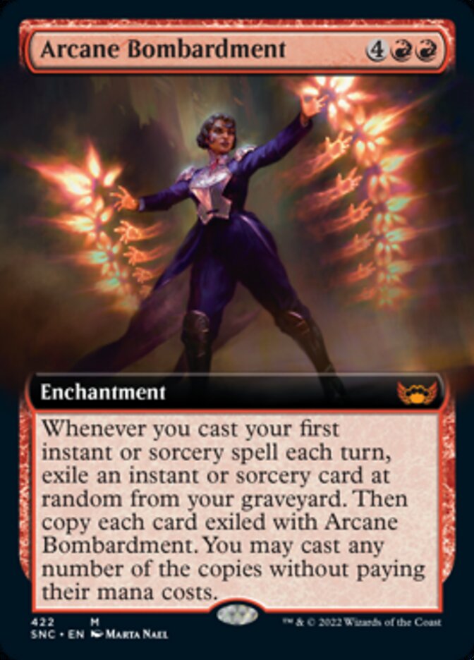 Arcane Bombardment (Extended Art) [Streets of New Capenna] | Impulse Games and Hobbies