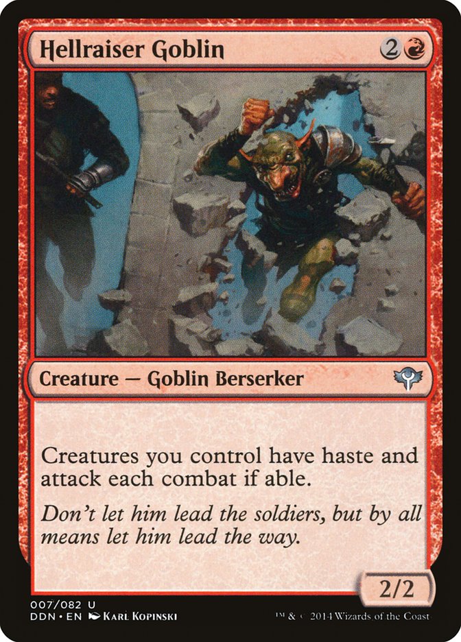 Hellraiser Goblin [Duel Decks: Speed vs. Cunning] | Impulse Games and Hobbies