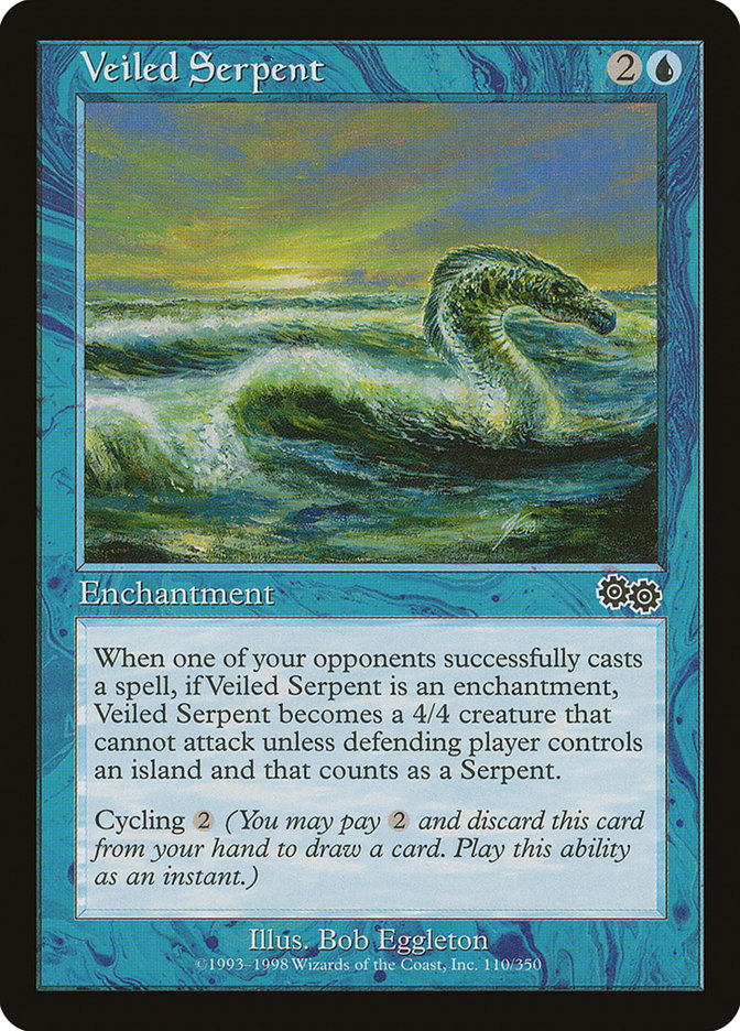 Veiled Serpent [Urza's Saga] | Impulse Games and Hobbies