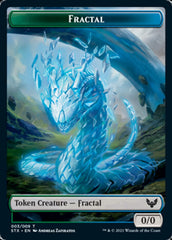 Elemental // Fractal Double-Sided Token [Strixhaven: School of Mages Tokens] | Impulse Games and Hobbies