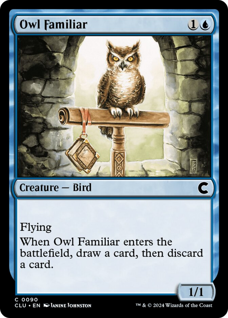 Owl Familiar [Ravnica: Clue Edition] | Impulse Games and Hobbies