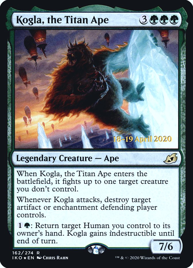 Kogla, the Titan Ape  [Ikoria: Lair of Behemoths Prerelease Promos] | Impulse Games and Hobbies