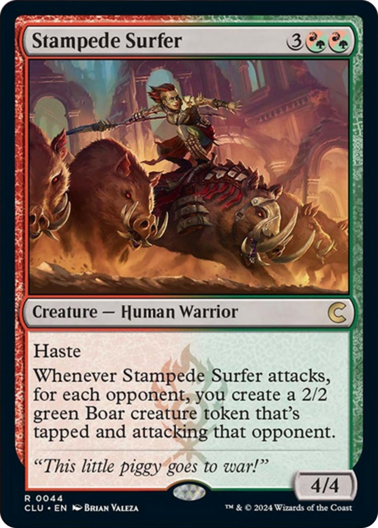 Stampede Surfer [Ravnica: Clue Edition] | Impulse Games and Hobbies