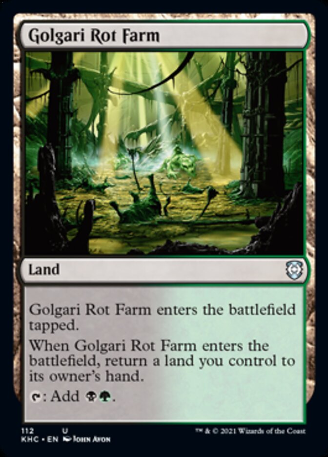 Golgari Rot Farm [Kaldheim Commander] | Impulse Games and Hobbies