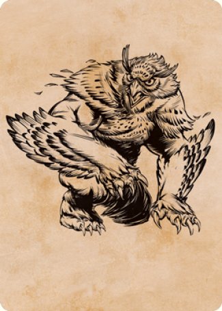 Owlbear (Showcase) Art Card [Dungeons & Dragons: Adventures in the Forgotten Realms Art Series] | Impulse Games and Hobbies