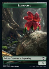 Beast // Saproling Double-sided Token [Streets of New Capenna Commander Tokens] | Impulse Games and Hobbies