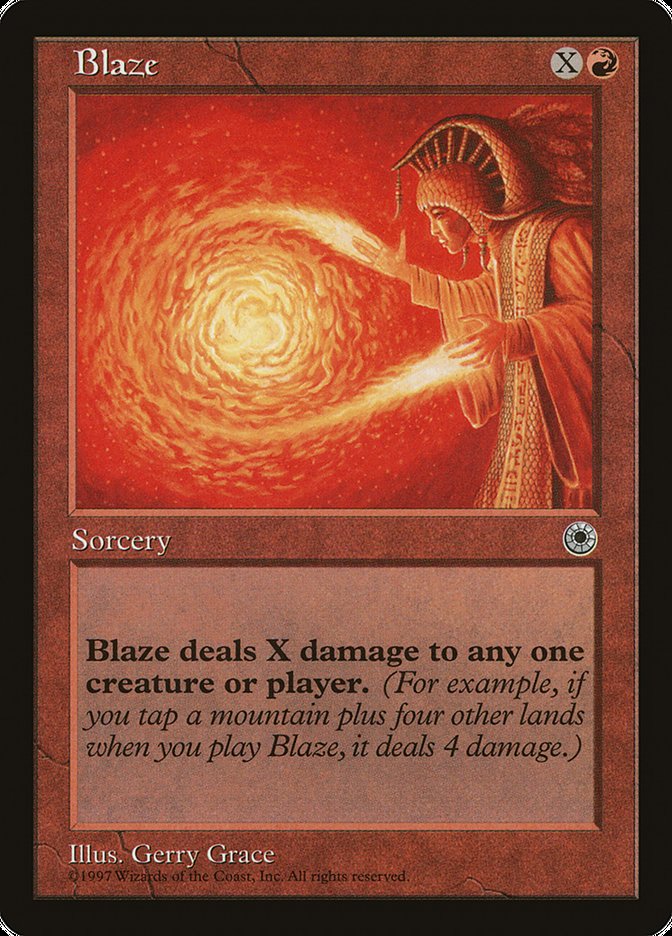 Blaze (No Flavor Text) [Portal] | Impulse Games and Hobbies