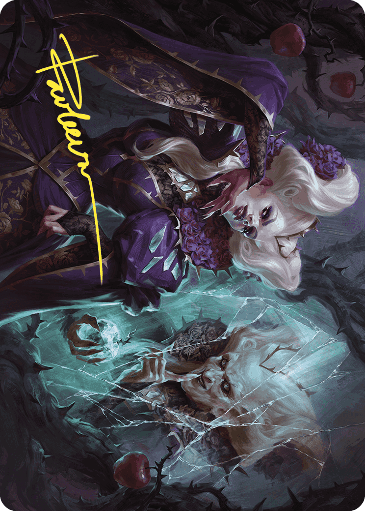 Conceited Witch Art Card (Gold-Stamped Signature) [Wilds of Eldraine Art Series] | Impulse Games and Hobbies