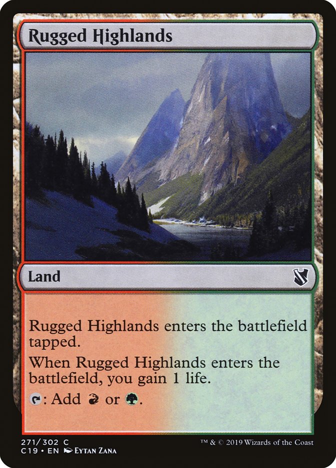 Rugged Highlands [Commander 2019] | Impulse Games and Hobbies