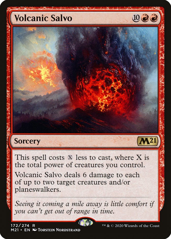 Volcanic Salvo [Core Set 2021] | Impulse Games and Hobbies