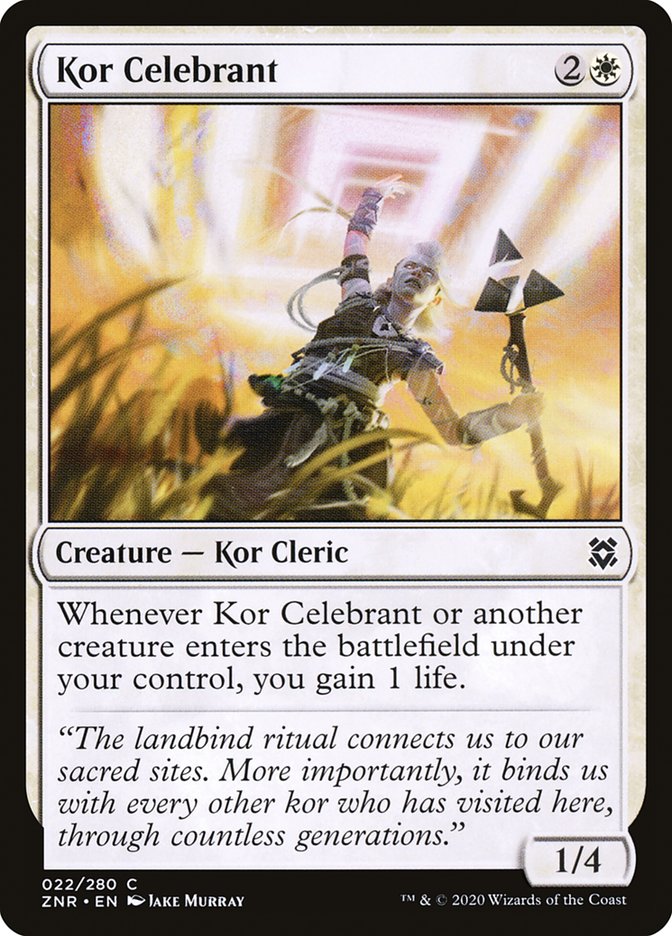 Kor Celebrant [Zendikar Rising] | Impulse Games and Hobbies