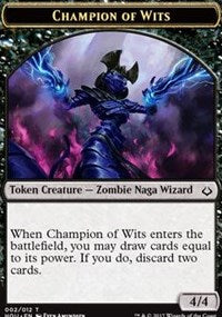 Champion of Wits // Insect Double-sided Token [Hour of Devastation Tokens] | Impulse Games and Hobbies