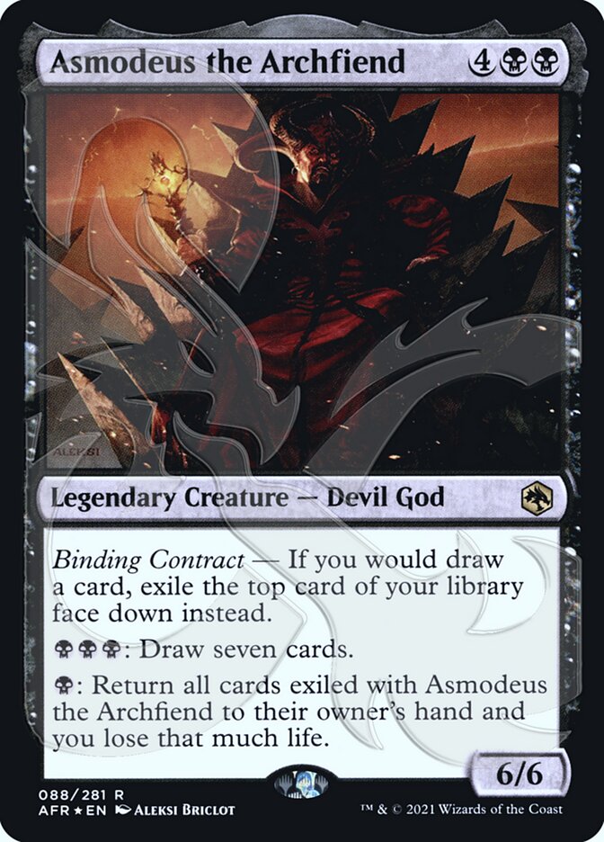 Asmodeus the Archfiend (Ampersand Promo) [Dungeons & Dragons: Adventures in the Forgotten Realms Promos] | Impulse Games and Hobbies