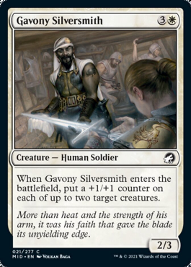 Gavony Silversmith [Innistrad: Midnight Hunt] | Impulse Games and Hobbies